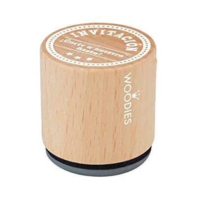 INNSPIRO Houten stempel en rubberen stempel uitnodiging deel van onze partij diameter 33 x 30 mm. INNSPIRO Houten stempel en rubberen stempel uitnodiging deel van onze partij diameter 33 x 30 mm.