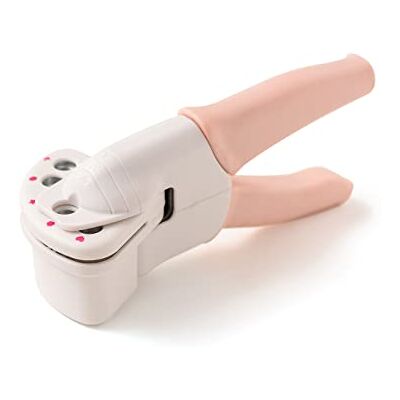 We R Memory Keepers We R Makers Crop-A-Dile Decorative Multi-Hole Punch Draaibare Decoratieve Papier Pons met 5 Vormen Ponst Papier, Cardstock, Leer, Foam, en Karton voor Scrapbooking, Kaarten, Labels en Journaling We R Memory Keepers We R Makers Crop-A-Dile Decorative Multi-Hole Punch Draaibare Decoratieve Papier Pons met 5 Vormen Ponst Papier, Cardstock, Leer, Foam, en Karton voor Scrapbooking, Kaarten, Labels en Journaling
