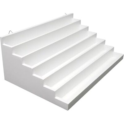 Totally-Tiffany Totally Tiffany 6 Niveau Stempel & Levering Stadium Craft Opslag Organisator, Hout, Wit, One size Totally-Tiffany Totally Tiffany 6 Niveau Stempel & Levering Stadium Craft Opslag Organisator, Hout, Wit, One size