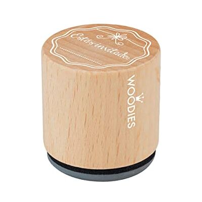 INNSPIRO Stempel van hout en rubber. Diameter 33 x 30 mm. INNSPIRO Stempel van hout en rubber. Diameter 33 x 30 mm.