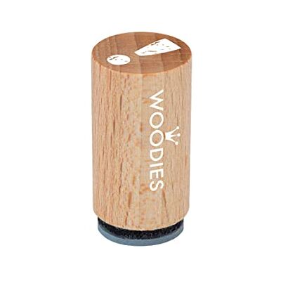 Woodies Mini-zegel van hout en rubber, tekens, diameter 15 x 25 mm. Woodies Mini-zegel van hout en rubber, tekens, diameter 15 x 25 mm.