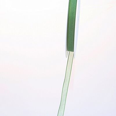 Deko AS GmbH 53736 Organza lint met geweven rand 7mm 50m col. 27 donkergroen 53736-7-50-27 Deko AS GmbH 53736 Organza lint met geweven rand 7mm 50m col. 27 donkergroen 53736-7-50-27