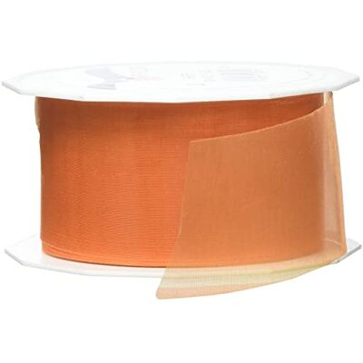 PRÄSENT C.E. Pattberg Sheer organza lint oranje, 27 m cadeauverpakkinglint, 4 cm breed, accessoires voor decoratie en handwerk, decoratielint voor geschenken, voor elke gelegenheid PRÄSENT C.E. Pattberg Sheer organza lint oranje, 27 m cadeauverpakkinglint, 4 cm breed, accessoires voor decoratie en handwerk, decoratielint voor geschenken, voor elke gelegenheid