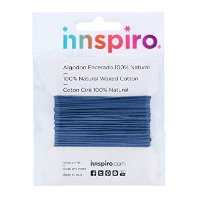 INNSPIRO - 220331 - Royal blue - 5 m - Waxed cotton cord INNSPIRO - 220331 - Royal blue - 5 m - Waxed cotton cord