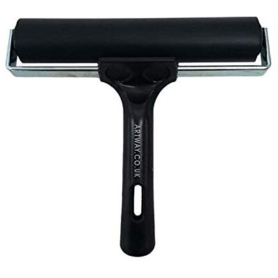 Artway Rubber Inkt/Lino Brayer Rol, Zwart, 15cm Artway Rubber Inkt/Lino Brayer Rol, Zwart, 15cm