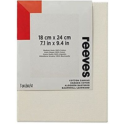 Reeves katoenen spieraam, 100% katoen, zuurvrij, gegrond Reeves katoenen spieraam, 100% katoen, zuurvrij, gegrond