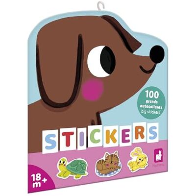 Janod Verpakking met 100 stickers grootformaat stickers voor huisdieren vanaf 18 maanden creatieve activiteit voor kinderen leren van fijne motoriek en concentratie Janod Verpakking met 100 stickers grootformaat stickers voor huisdieren vanaf 18 maanden creatieve activiteit voor kinderen leren van fijne motoriek en concentratie