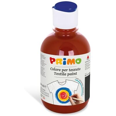 PRIMO Permanente stofkleuren in 300 ml fles, levendige en dekkende acrylverf voor kinderen 4 jaar en volwassenen, stofkleur ideaal voor T-shirts, tassen, jeans, schoenen en meer PRIMO Permanente stofkleuren in 300 ml fles, levendige en dekkende acrylverf voor kinderen 4 jaar en volwassenen, stofkleur ideaal voor T-shirts, tassen, jeans, schoenen en meer