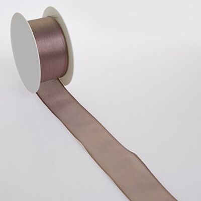 Deko AS GmbH Zijdezachte decoratielint met draad bruin 40 mm 20 m 43222 40 52 (€ 1,01/m) Deko AS GmbH Zijdezachte decoratielint met draad bruin 40 mm 20 m 43222 40 52 (€ 1,01/m)