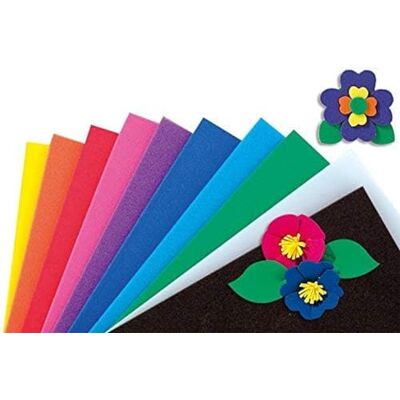 Creative Foam Sheets, Neon Cyclam, één maat Creative Foam Sheets, Neon Cyclam, één maat