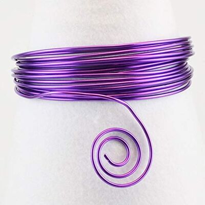 Creative Aluminiumdraad 10 m x 4 mm Lilac (Paars) Flexibel Alu Draad voor Sieraden Maken, Hobby en Knutselen Creative Aluminiumdraad 10 m x 4 mm Lilac (Paars) Flexibel Alu Draad voor Sieraden Maken, Hobby en Knutselen
