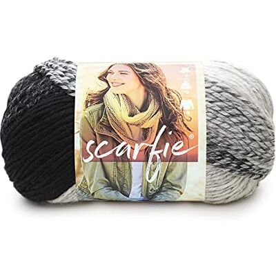 Lion Brand Yarn Scarfie Wolblend Ombre Patrroon - Garen Lion Brand Yarn Scarfie Wolblend Ombre Patrroon - Garen