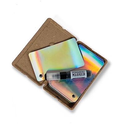 Montana Colors MTN WTF stickers hologram, 50 stickers + marker Montana Colors MTN WTF stickers hologram, 50 stickers + marker