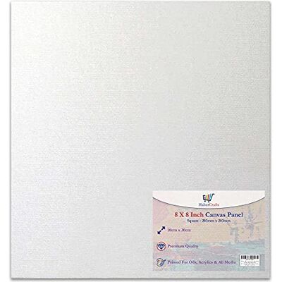 Habercrafts 8 x 20,3 cm / 20 x 20 cm Canvas Panel Uitgerekt Blank Canvas Board Primed Artiest Boards 100% Katoen voor Olieverf Acryl Schilderij Gemengde Media Wit Doeken Schilderij Paneel (8 x 8 Inch 1 Board) Habercrafts 8 x 20,3 cm / 20 x 20 cm Canvas Panel Uitgerekt Blank Canvas Board Primed Artiest Boards 100% Katoen voor Olieverf Acryl Schilderij Gemengde Media Wit Doeken Schilderij Paneel (8 x 8 Inch 1 Board)