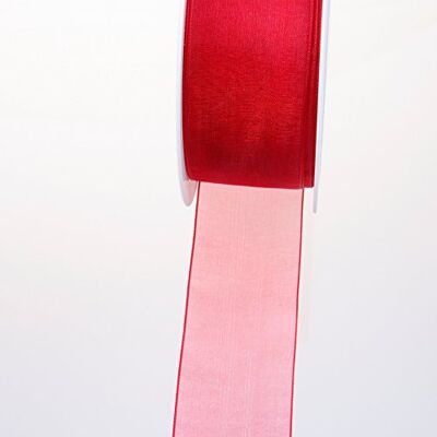 Deko AS GmbH 53736 organza lint met geweven rand 38mm 50m col. 65 rood 53736-38-50-65 Deko AS GmbH 53736 organza lint met geweven rand 38mm 50m col. 65 rood 53736-38-50-65