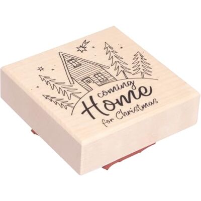 Rayher Stempel Coming Home for Christmas, 7x7cm, 29265000 Rayher Stempel Coming Home for Christmas, 7x7cm, 29265000