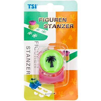 TSI Motiefpons palm, afmeting: (HxBxD) 4 x 3 x 4,5 cm, stansdiameter ca. 18 mm, ideaal voor papier en knutselkarton, art.nr. 49658-B-4 TSI Motiefpons palm, afmeting: (HxBxD) 4 x 3 x 4,5 cm, stansdiameter ca. 18 mm, ideaal voor papier en knutselkarton, art.nr. 49658-B-4
