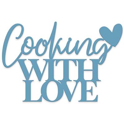 Declea Geschreven van hout voor het ophangen van koken met liefde, ideaal voor de keuken – decoratie voor keuken – restaurants en clubs, decoratieve letters van hout, handgemaakt Declea Geschreven van hout voor het ophangen van koken met liefde, ideaal voor de keuken – decoratie voor keuken – restaurants en clubs, decoratieve letters van hout, handgemaakt