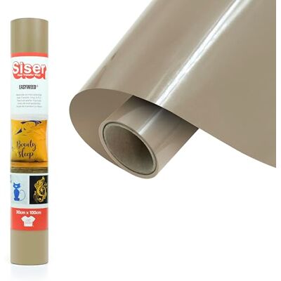 SISER ® EasyWeed® Zand, 30 cm x 1 m, transferfolie om op te strijken, voor individueel vormgeven van textiel, creatieve hobby's, gecertificeerd veganistisch en Oeko-Tex Standard 100 klasse I. SISER ® EasyWeed® Zand, 30 cm x 1 m, transferfolie om op te strijken, voor individueel vormgeven van textiel, creatieve hobby's, gecertificeerd veganistisch en Oeko-Tex Standard 100 klasse I.