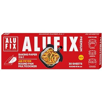 ALUFIX Rond Bakpapier/ 30 stuks per verpakking/Diameter 36 cm/wit/Antiaanbak bakpapier/voor het bakken/voedselveilig/voor in de keuken ALUFIX Rond Bakpapier/ 30 stuks per verpakking/Diameter 36 cm/wit/Antiaanbak bakpapier/voor het bakken/voedselveilig/voor in de keuken