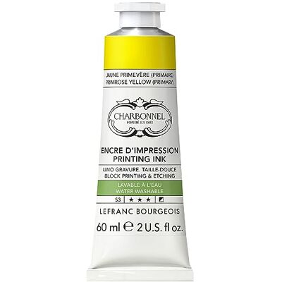 Lefranc Bourgeois Aqua Wash Inkt 60ml Primula Geel - Inkt Lefranc Bourgeois Aqua Wash Inkt 60ml Primula Geel - Inkt