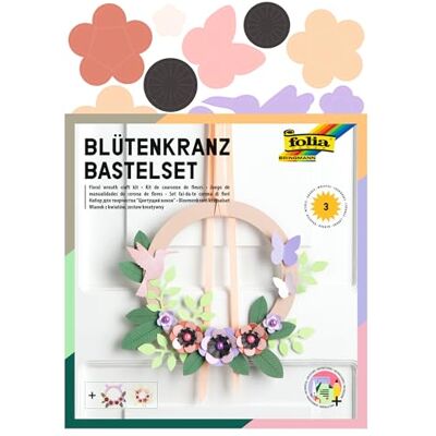 Beige DIY Bloemenkrans Set - Knutselpakket voor 3 Kransen Beige DIY Bloemenkrans Set - Knutselpakket voor 3 Kransen