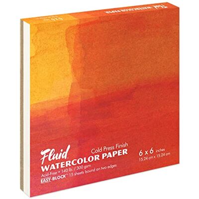 Fluid Vloeistof aquarel koude pers EZ-blok 6X6 Fluid Vloeistof aquarel koude pers EZ-blok 6X6