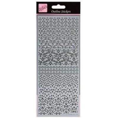 Anita's Anitas contourstickers, sprankelende sterren, zilver, voor scrapbooking, kaarten maken, kinderspel, huiswerk, kunst, ambacht, verfraaien, decoratief, papier, kaart, glas, metaal, kunststof, schuim Anita's Anitas contourstickers, sprankelende sterren, zilver, voor scrapbooking, kaarten maken, kinderspel, huiswerk, kunst, ambacht, verfraaien, decoratief, papier, kaart, glas, metaal, kunststof, schuim