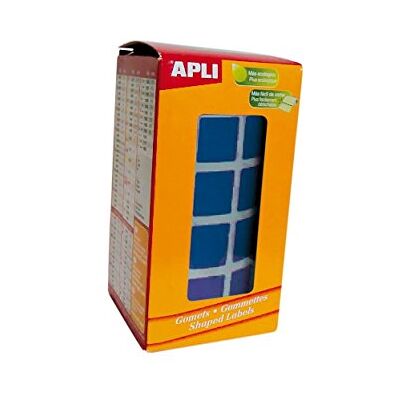 APLI Kids 12476 rol, vierkant, 15 mm, kleur: blauw APLI Kids 12476 rol, vierkant, 15 mm, kleur: blauw