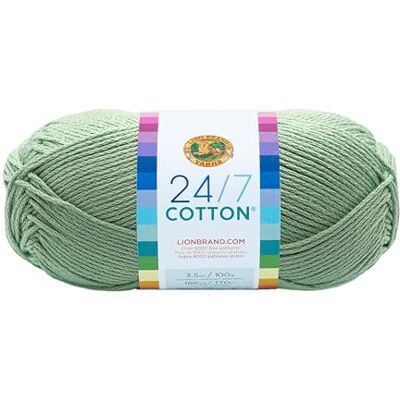 Lion Brand Lion Brand 24/7 Katoen Garen - Mint - Garen Lion Brand Lion Brand 24/7 Katoen Garen - Mint - Garen