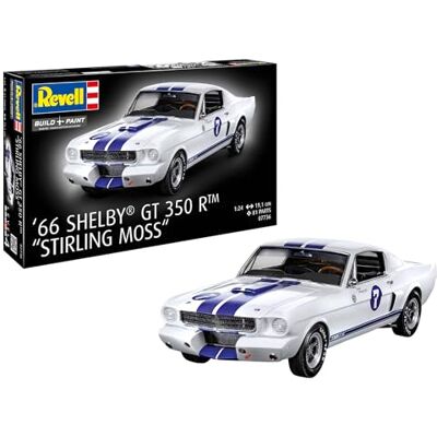 Revell 07736 1966 Shelby GT 350 R Stirling Moss 1:24 Schaal Ongebouwd/Onbeschilderd Plastic Model Kit Revell 07736 1966 Shelby GT 350 R Stirling Moss 1:24 Schaal Ongebouwd/Onbeschilderd Plastic Model Kit