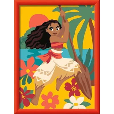 Ravensburger CreArt 12023132 Disney Moana's Adventures Painting by Numbers voor kinderen vanaf 9 jaar, schilderset met lijst, penseel en acrylverf, cadeau voor meisjes en jongens Ravensburger CreArt 12023132 Disney Moana's Adventures Painting by Numbers voor kinderen vanaf 9 jaar, schilderset met lijst, penseel en acrylverf, cadeau voor meisjes en jongens