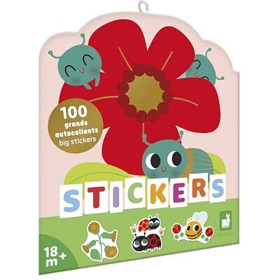 Janod Set van 100 stickers groot formaat stickerzakje tuinwezens thema vanaf 18 maanden creatieve vrije tijd voor kinderen fijne motoriek en concentratie leren Janod Set van 100 stickers groot formaat stickerzakje tuinwezens thema vanaf 18 maanden creatieve vrije tijd voor kinderen fijne motoriek en concentratie leren