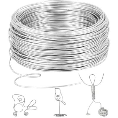 Romon Knutseldraad 2mm X 10M, zilver Romon Knutseldraad 2mm X 10M, zilver