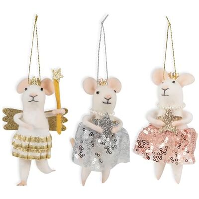 Trimits feestelijk Muis naaldvilten DIY Craft Kit: Inclusief wol, naalden en instructies Kerstdecoraties, kerstboomornamenten, ballen, zelfgemaakte cadeaus Trimits feestelijk Muis naaldvilten DIY Craft Kit: Inclusief wol, naalden en instructies Kerstdecoraties, kerstboomornamenten, ballen, zelfgemaakte cadeaus