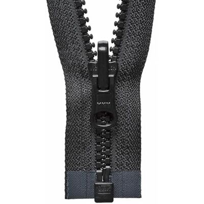 YKK Omkeerbare ritssluiting, nr. 580, zwart, 66 cm lengte YKK Omkeerbare ritssluiting, nr. 580, zwart, 66 cm lengte