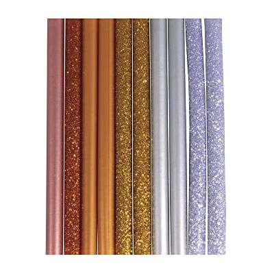 Rayher Glitter-lijmsticks voor lijmpistool, kleurrijk, 10x0,7cm, SB-Btl. 10stuks, 33496999 Rayher Glitter-lijmsticks voor lijmpistool, kleurrijk, 10x0,7cm, SB-Btl. 10stuks, 33496999