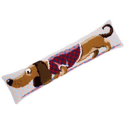 Vervaco Borduurpakket Tochtstopper Kruissteek TECKEL MET JAS Voorbedrukt Handwerkpakket Zelf Maken 80 x 20 cm Woondecoratie Tochtrol voor Deur Knutselen voor Volwassenen DIY Cross Stitch Kit Vervaco Borduurpakket Tochtstopper Kruissteek TECKEL MET JAS Voorbedrukt Handwerkpakket Zelf Maken 80 x 20 cm Woondecoratie Tochtrol voor Deur Knutselen voor Volwassenen DIY Cross Stitch Kit