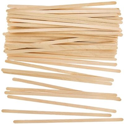 Baker Ross FN235 Slimline Houten Knutselsticks Pak van 200, Lollystokjes om mee te knutselen, multifunctionele ijslollystokjes Baker Ross FN235 Slimline Houten Knutselsticks Pak van 200, Lollystokjes om mee te knutselen, multifunctionele ijslollystokjes
