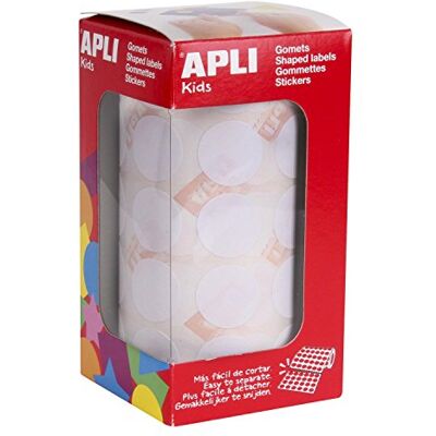 APLI Kids 11905 Ronde rubberrol Ø 20 mm wit APLI Kids 11905 Ronde rubberrol Ø 20 mm wit