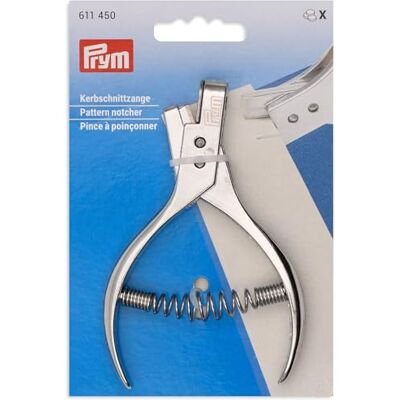 Prym 611450 inkepingtang met halfronde inkeping, precisietang voor stof, leer en knutselwerk Prym 611450 inkepingtang met halfronde inkeping, precisietang voor stof, leer en knutselwerk