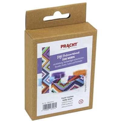 Pracht Creatives Hobby 5884-00191 DIY handwerkset voor het maken van een kralenarmband, met kleurrijke Miyuki kralen, totale grootte ca. 17 x 2 cm Pracht Creatives Hobby 5884-00191 DIY handwerkset voor het maken van een kralenarmband, met kleurrijke Miyuki kralen, totale grootte ca. 17 x 2 cm