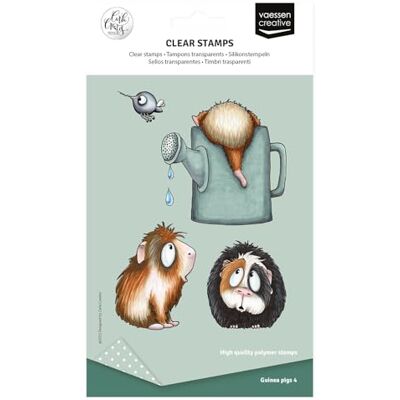 Creative Clear Stamp Cavia's, Gieter en Mug 7 Fotopolymeer Stempels voor DIY, Kaarten Maken, Scrapbooking, en Bullet Journaling Gebruik met Acryl Stempelblok of Stempelhulp Creative Clear Stamp Cavia's, Gieter en Mug 7 Fotopolymeer Stempels voor DIY, Kaarten Maken, Scrapbooking, en Bullet Journaling Gebruik met Acryl Stempelblok of Stempelhulp