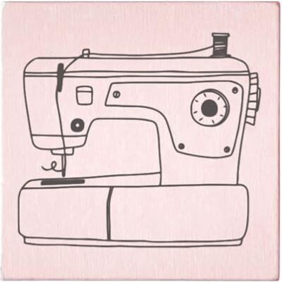 May and Berry Houten stempel naaimachine, 45x45mm May and Berry Houten stempel naaimachine, 45x45mm