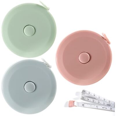 Elalove 3 stuks meetlint, 1,5 m, praktisch lint, zachte naaiband voor lichaamsmaten, naaien Elalove 3 stuks meetlint, 1,5 m, praktisch lint, zachte naaiband voor lichaamsmaten, naaien