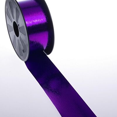 Deko AS GmbH Metallic lint paars, 50 mm x 68 m Deko AS GmbH Metallic lint paars, 50 mm x 68 m