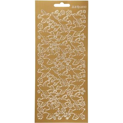 Creativ Stickers, goud, one size Creativ Stickers, goud, one size
