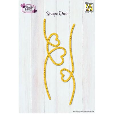Nellie's Choice Shape Dies Snijmallen Hart met Stippellijn 14 x 3 x 2 cm voor Kaarten Maken, Scrapbooking, Knutselen, DIY Geschikt voor Snij- en Embossingmachines Nellie's Choice Shape Dies Snijmallen Hart met Stippellijn 14 x 3 x 2 cm voor Kaarten Maken, Scrapbooking, Knutselen, DIY Geschikt voor Snij- en Embossingmachines