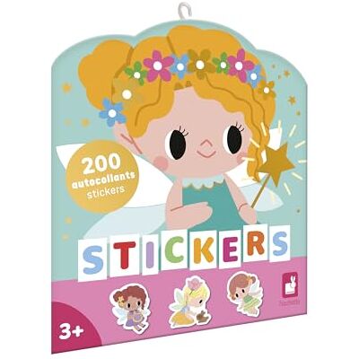 Janod stickers Stickervel met 200 sprookjes stickers voor kinderen Janod stickers Stickervel met 200 sprookjes stickers voor kinderen