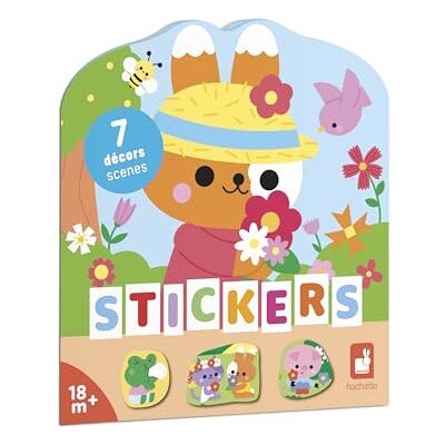 Janod stickerboek Platteland stickers voor kinderen vanaf 18 maanden Janod stickerboek Platteland stickers voor kinderen vanaf 18 maanden